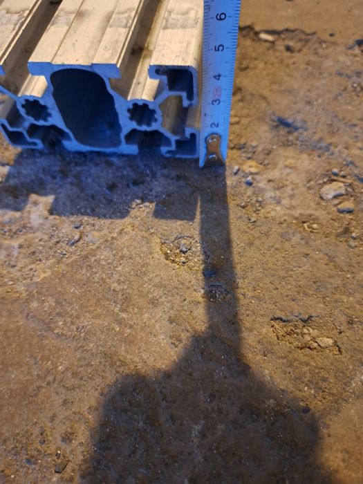 Profil aluminiu industrial 90×50 + profil 40×40 – set complet 33 m – C