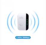 Amplificator semnal internet/rețea WiFi. WPS. LAN. 2 antene interne.