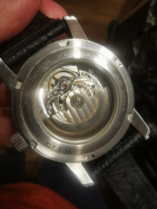 Ceas Zeppelin Automatic 100 Jahre Edițion cu pulsometru servisat