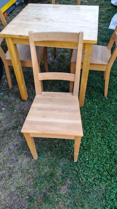 Masa cu Scaune - Lemn Masiv - Mobilier Germania