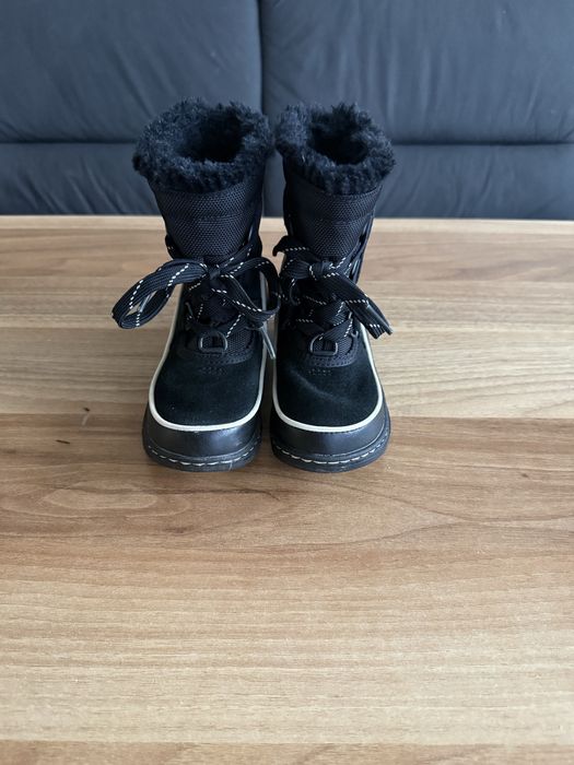 Детски зимни ботуши Sorel. Водоустойчиви с естествен велур и кожа.