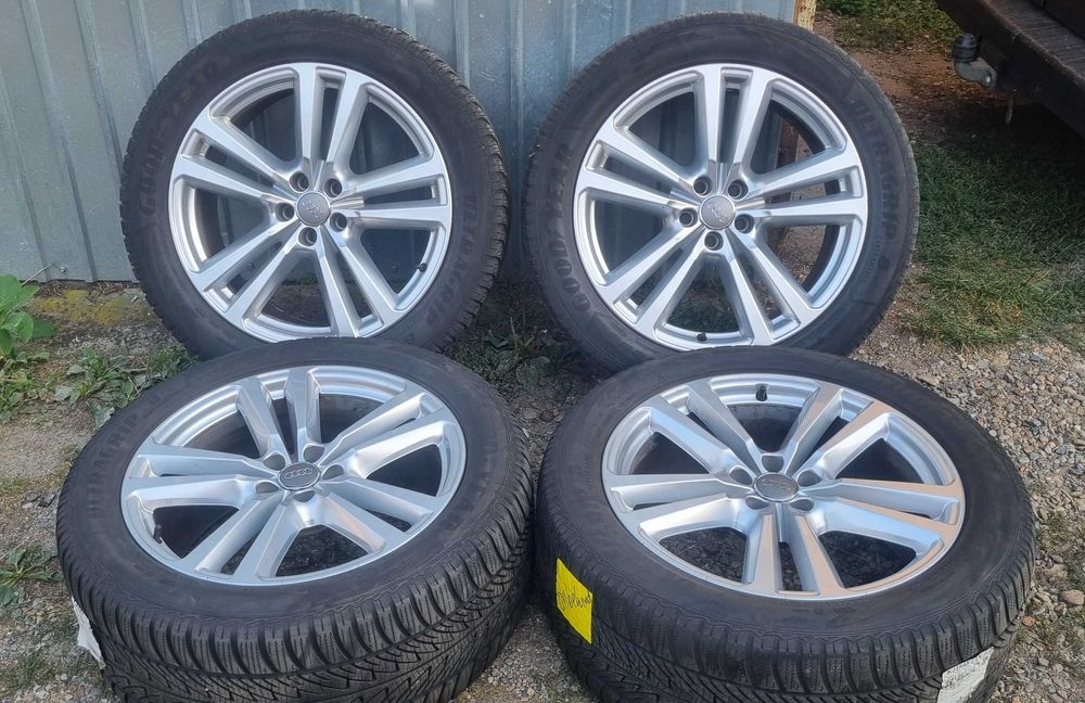 jante originale audi Q8, audi Q7, cu anvelope de iarna 285/45/20