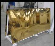 Tabla de inox aurit pentru acoperit biserici și Cruci pentru cupole