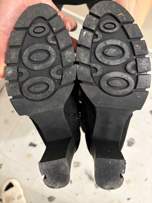 Дамски велурени ботуши, 39 номер