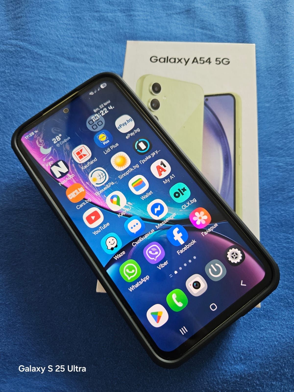 Samsung 256GB A54 8 RAM Awesome Lime Неразличим от нов