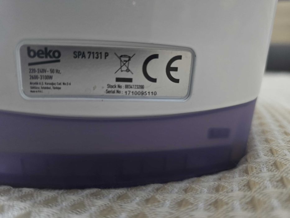 Călcător BEKO SPA7131P – cu reglaj automat al temperaturii