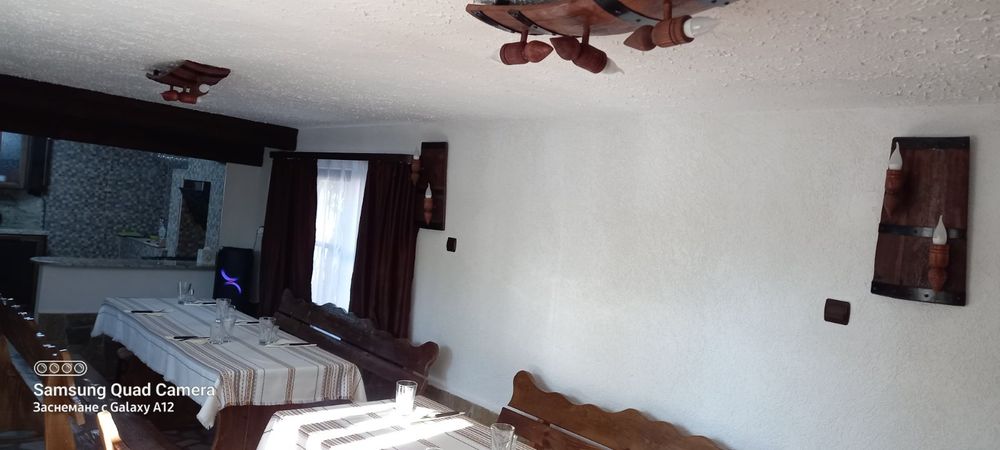 Полилеи, осветление от дъбови бъчви с 3 ръчно изработени дървени чашки