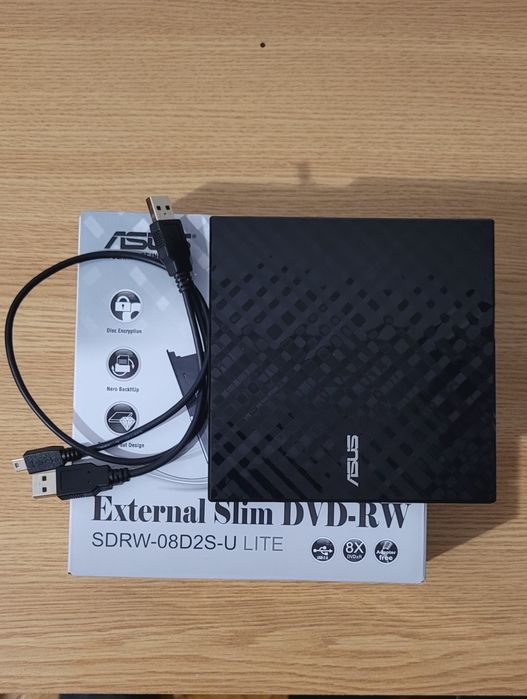 Unitate Optică Externă USB 3.0 ASUS SDRW-08D2S-U LITE (DVD-RW)