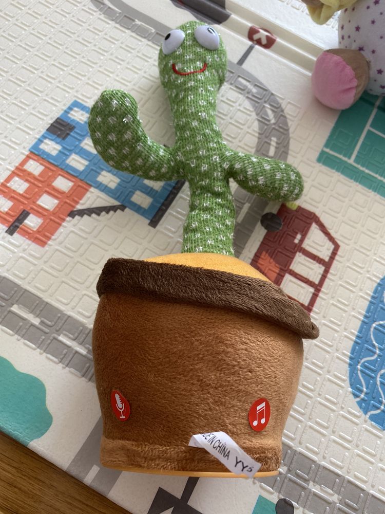Cactus vorbitor si ursulet cutie muzicala