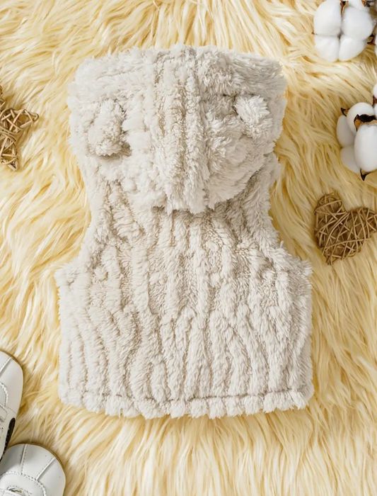 Плюшено детско елече ново 2-3г