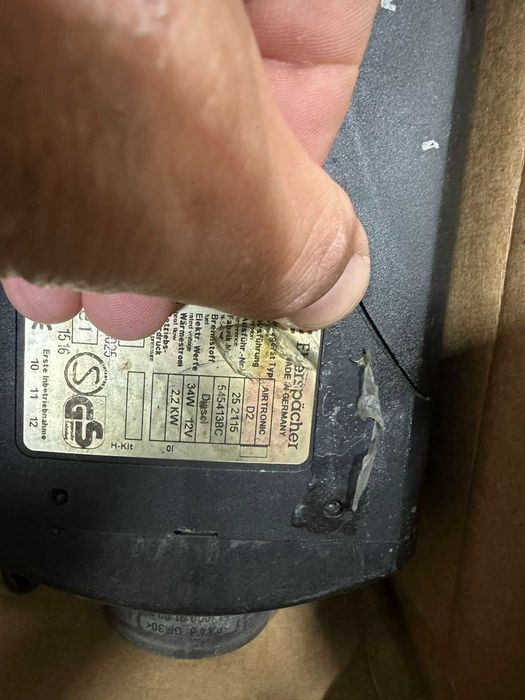 Суха дизелова печка Eberspacher Airtronic D2 – 12V / 2.2kW