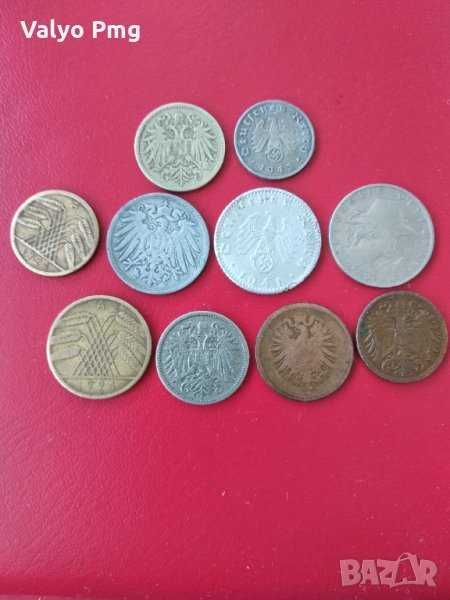 Монети от Германия, Франция, Италия и Белгия.
