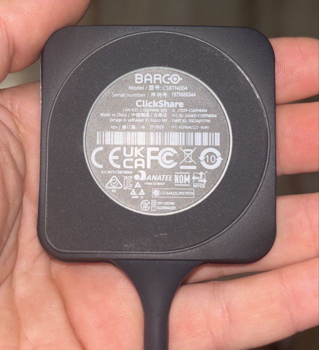 Buton ClickShare suplimentar USB type C