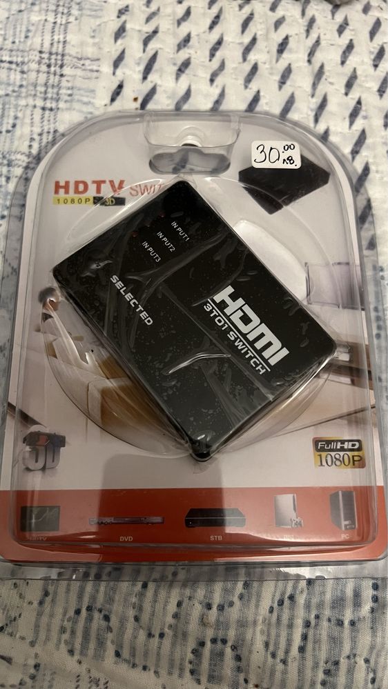 3-портов HDMI суич