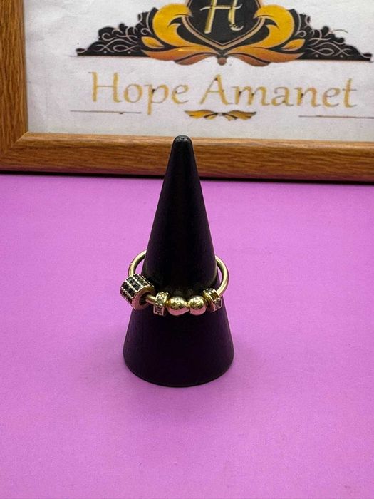 HOPE AMANET P2 - Inel cu pietre nepretioase din aur de 14k / 13MM