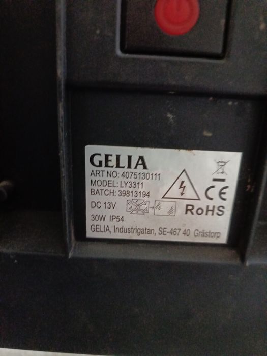 Lampi  lucru Gelia acumulator