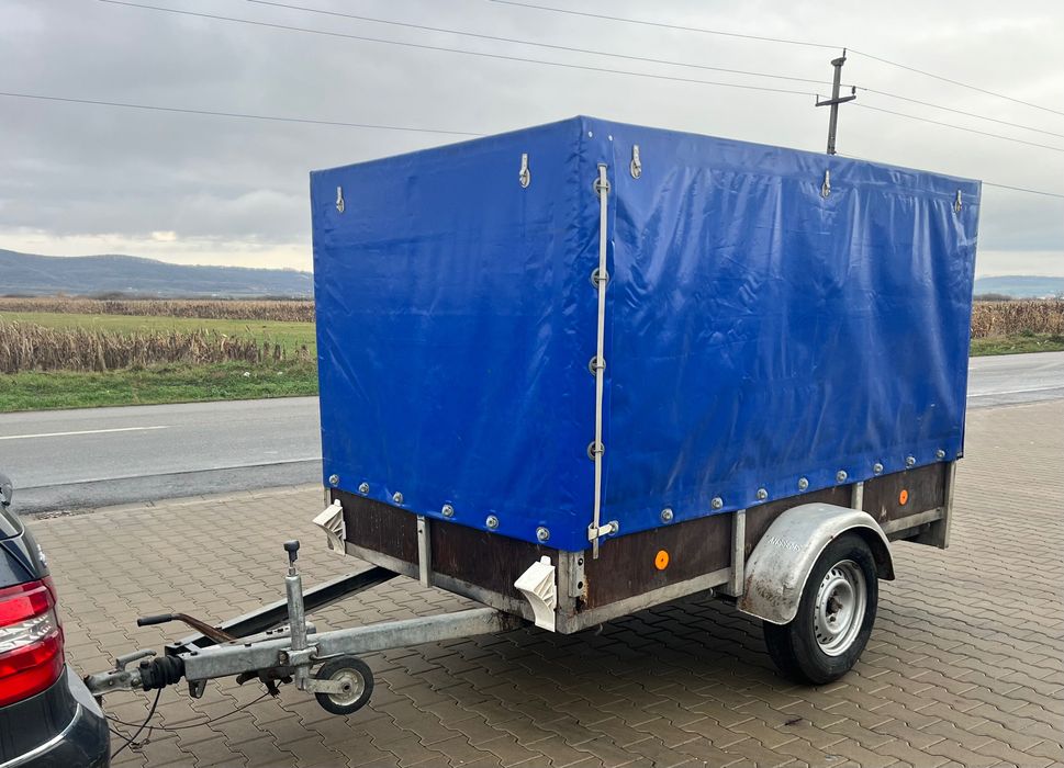 Remorca Anssems 1300 kg 2,60 x 1,50 x 1,60 m prelata noua