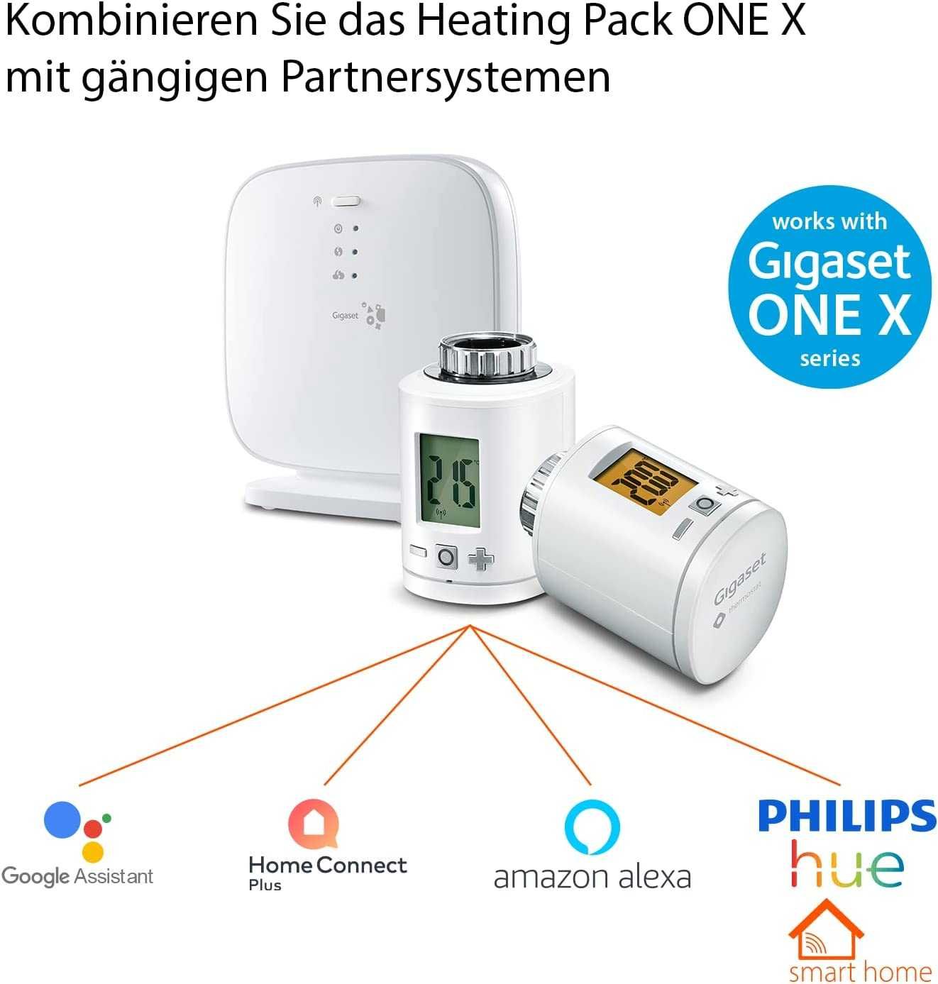 Sistem robinet incalzire SMART WIFI. 2x Termostat, Heating Pack One X