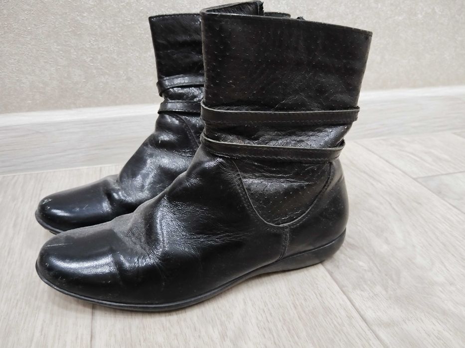 Натур.кож.ботинки 33размер