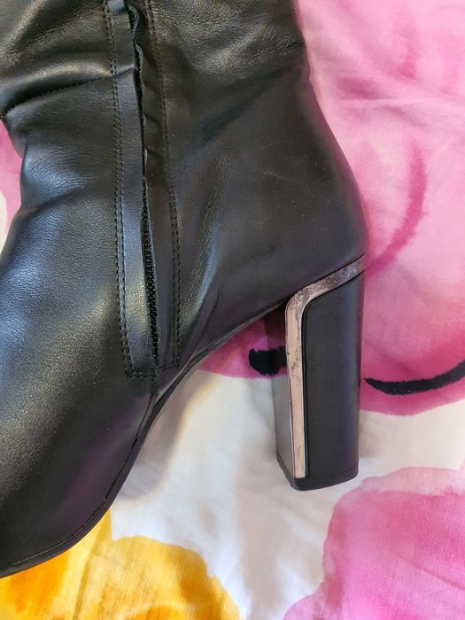 Cizme piele EPICA made în Italia , negre, 38