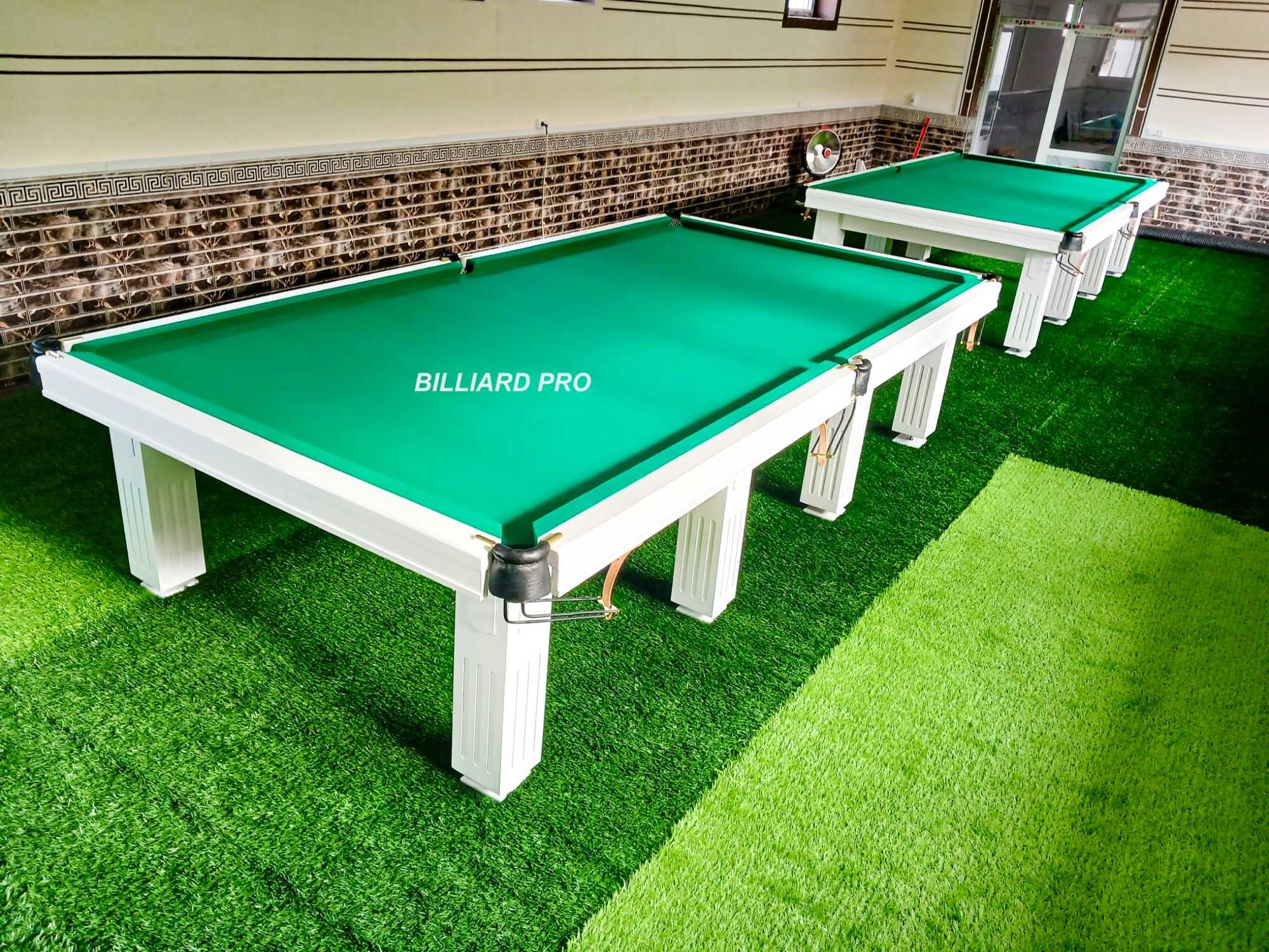 Billiard, bilyard, бильярдный стол 12 фут, белый, ок ранг