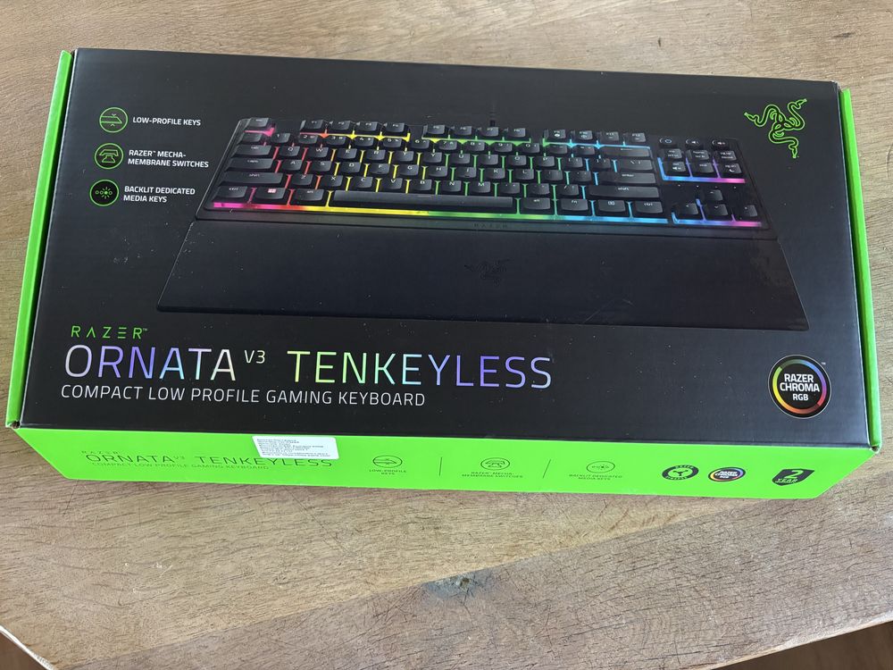 Гейминг клавиатура Razer - Ornata V3, RGB, черна
