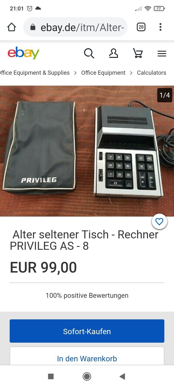 Стара германска елка калкулатор калколатор сметачна машина Privileg
