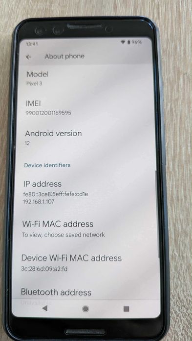 Google Pixel 3 , с окомплектовка + 2 кейса, нова батерия
