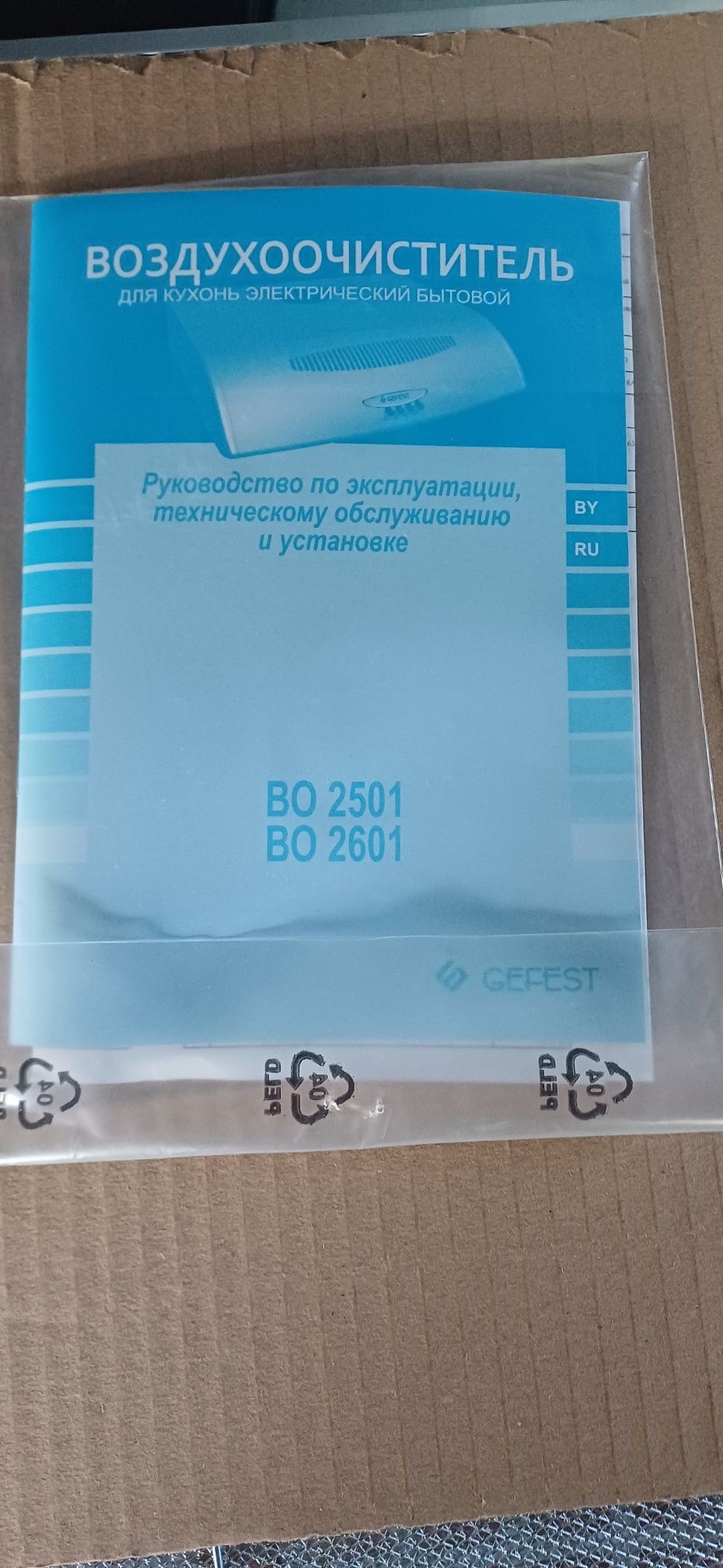 Вытяжка кухонная Гефест В0 2601
