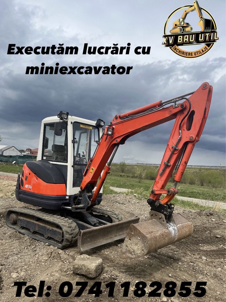 Inchiriez Miniexcavator 2,8 tone