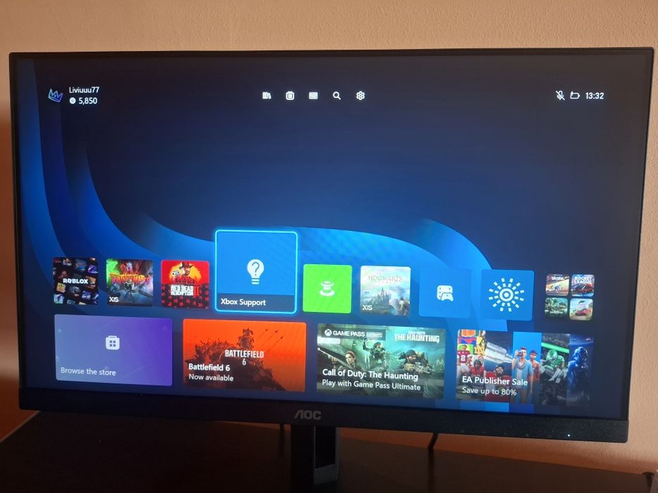 Xbox series s + monitor aoc