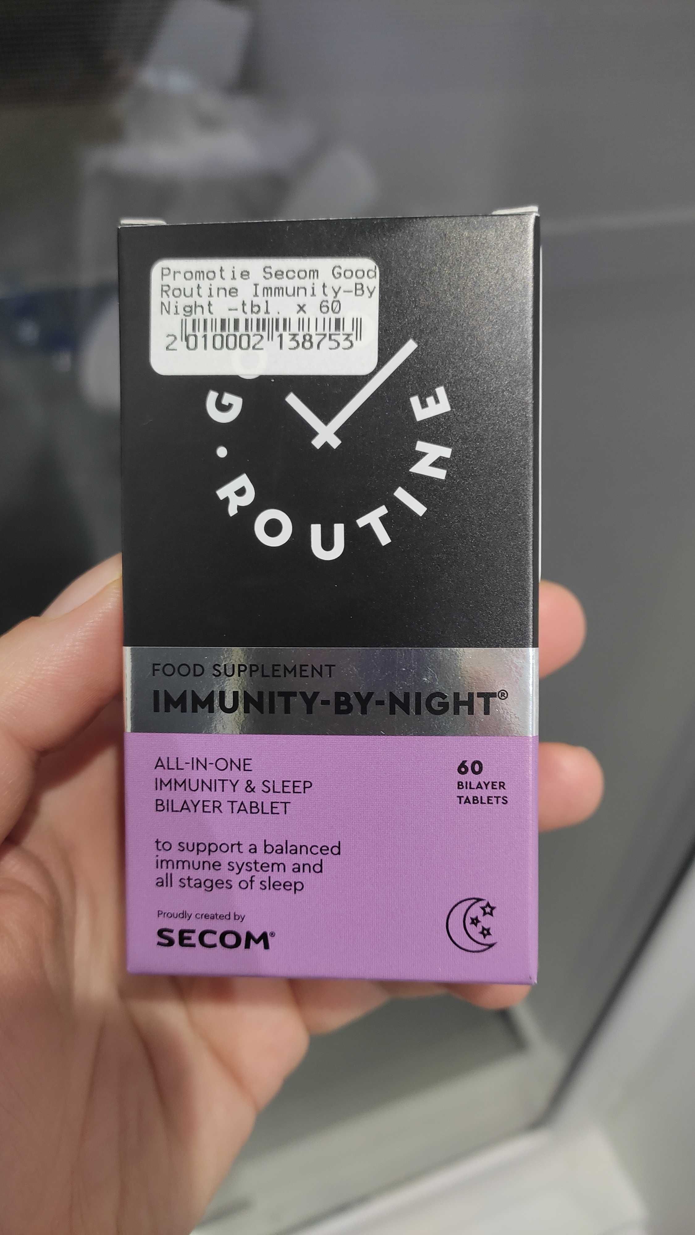 Secom Good Routine Immunity by night 60 tablete, sigilat