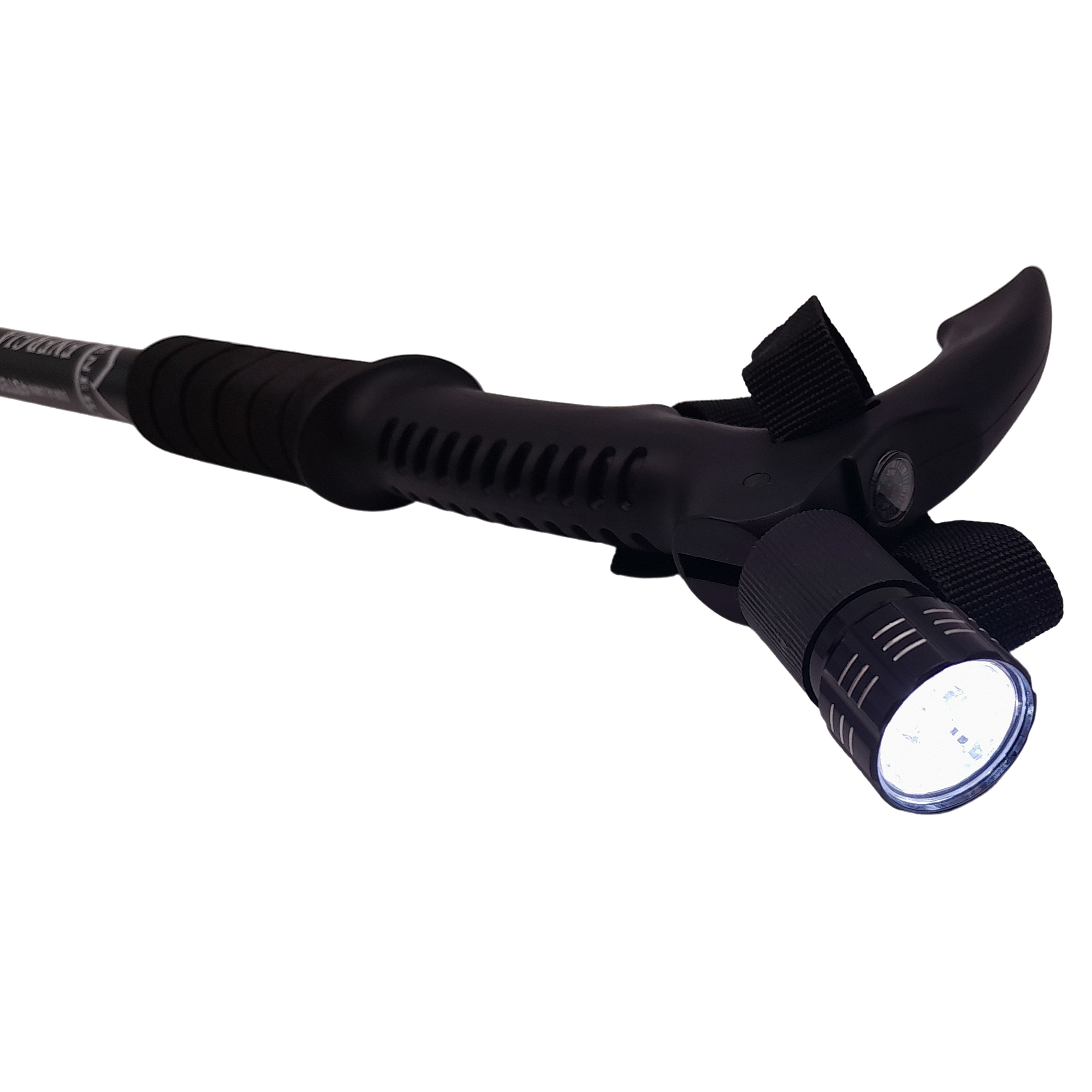Baston extensibil IdeallStore®, Ol Helper, aluminiu, LED, 110 cm