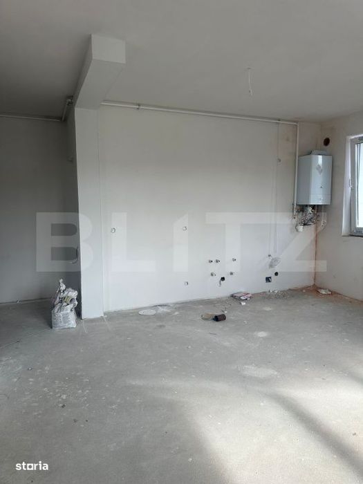 Apartament 3 camere, 58 mp, semifinisat, parter, bloc nou 2025, zona V