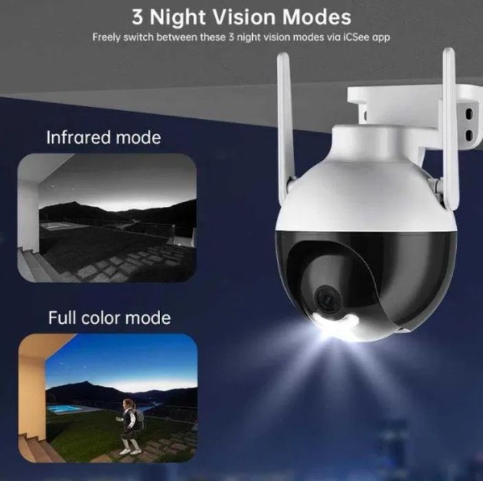 ПРОМО!!! ОХРАНИТЕЛНА WiFi КАМЕРА LyLu 6MP Smart Sphere ptz iCSee app