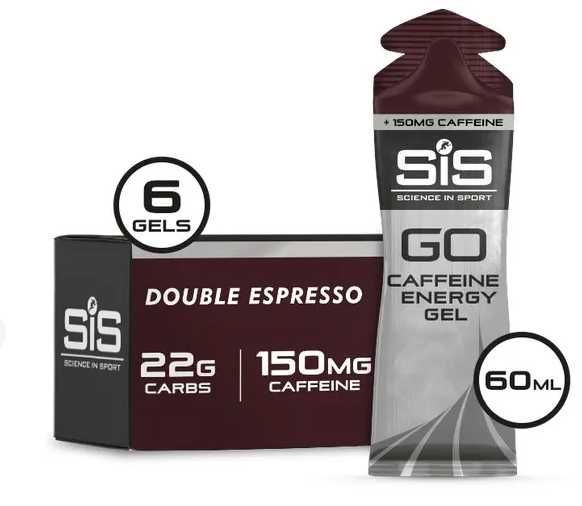 SIS GO Energy + Caffeine Gels 60мл, коффеин