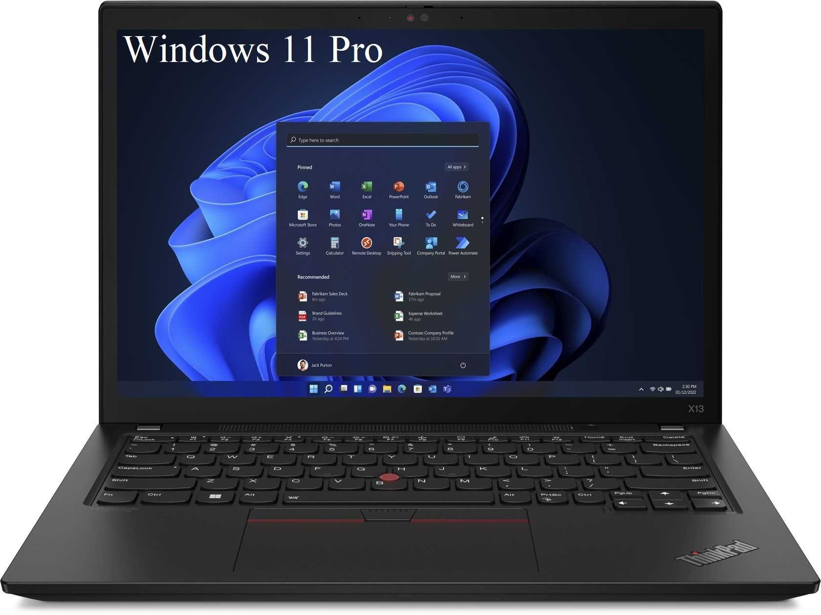 13.3" ThinkPad X13 / Ryzen 5 PRO / DDR5 / 256GB SSD / Win11Pro