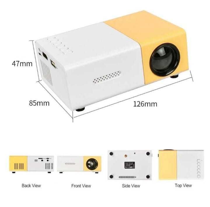 Проектор за Домашно кино,мултимедия ,рисуване HDMI/1080P/100инча/LED
