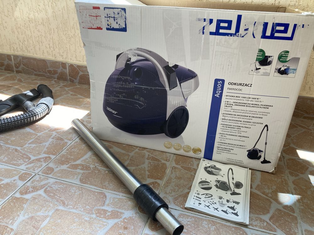 Прахосмукачка Zelmer Aquos 1600W Вода