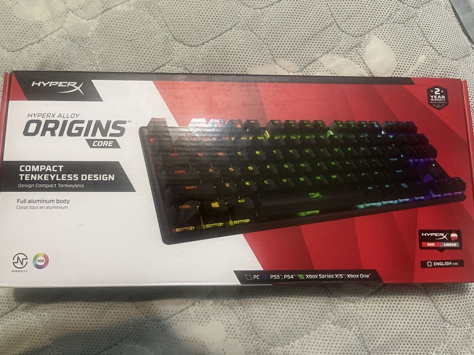 Клавиатура hyperX alloy origins core.