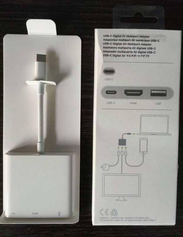 Переходник Apple USB-C Digital AV Multiport Adapter (MUF82ZM/A)