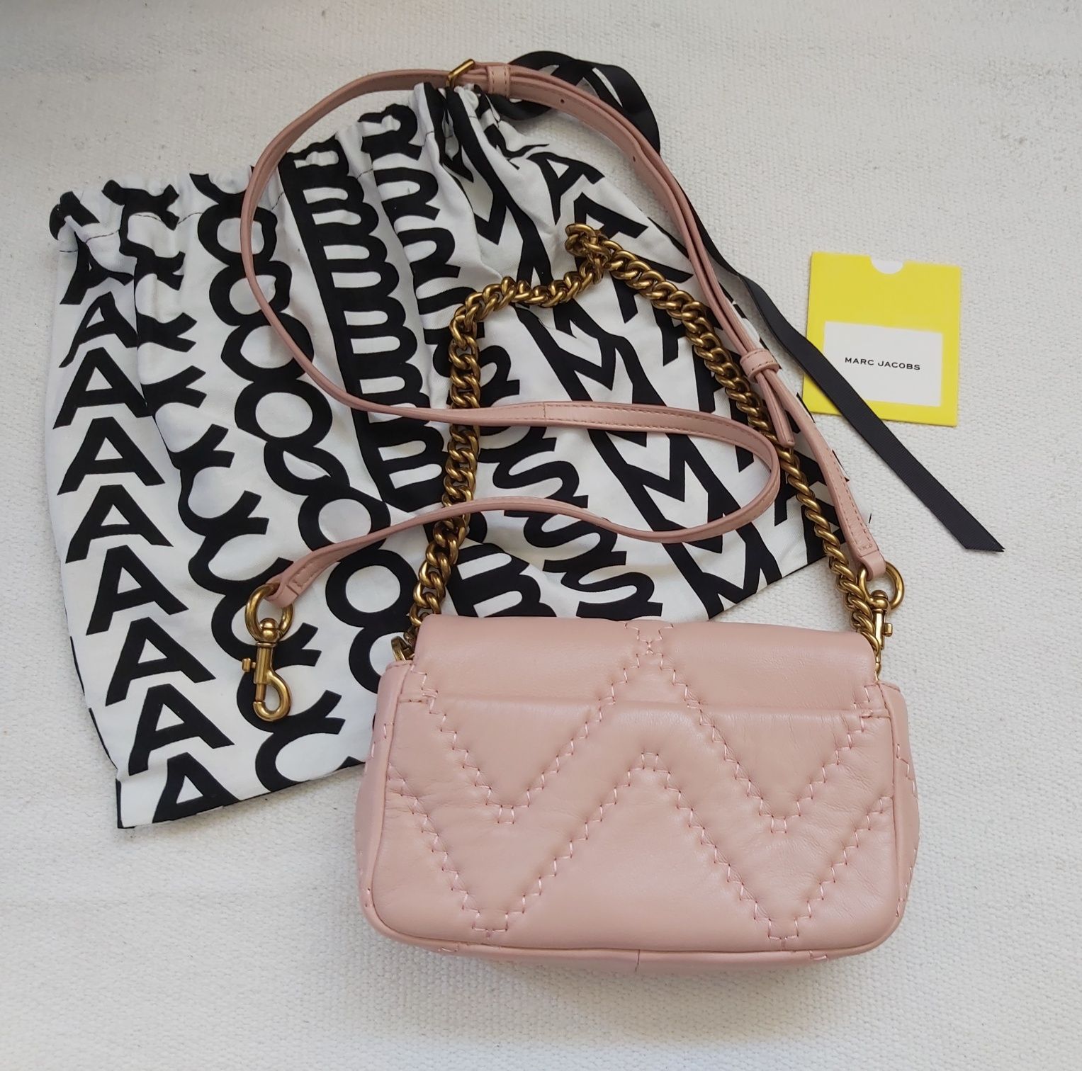 Чанта естествена кожа Marc Jacobs