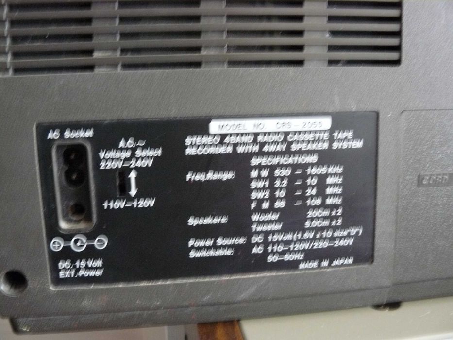 Radiocasetofon Wilco Cr s 2055 Vintage (Sharp Jvc Akai