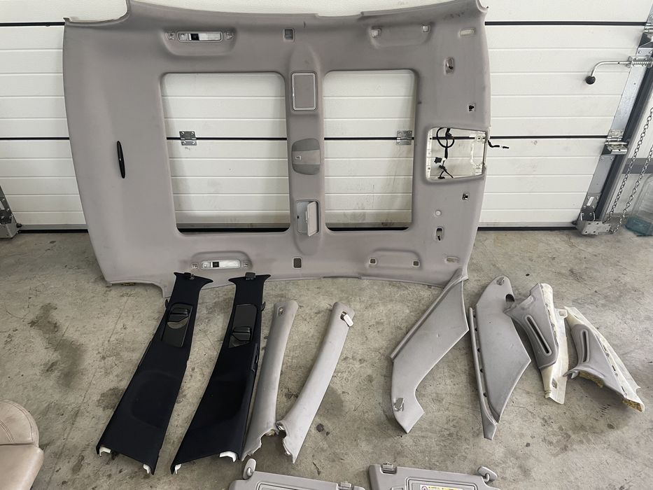 Plafon textil Mercedes w221 s class long + stâlpi