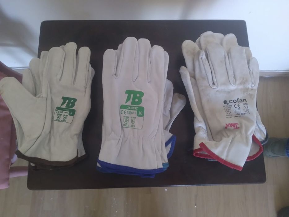 Manusi de lucru din piele