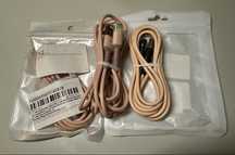 Cablu incarcare USB-C 1.5 si 2 metri roz Iphone 15 16 Samsung S24 S25