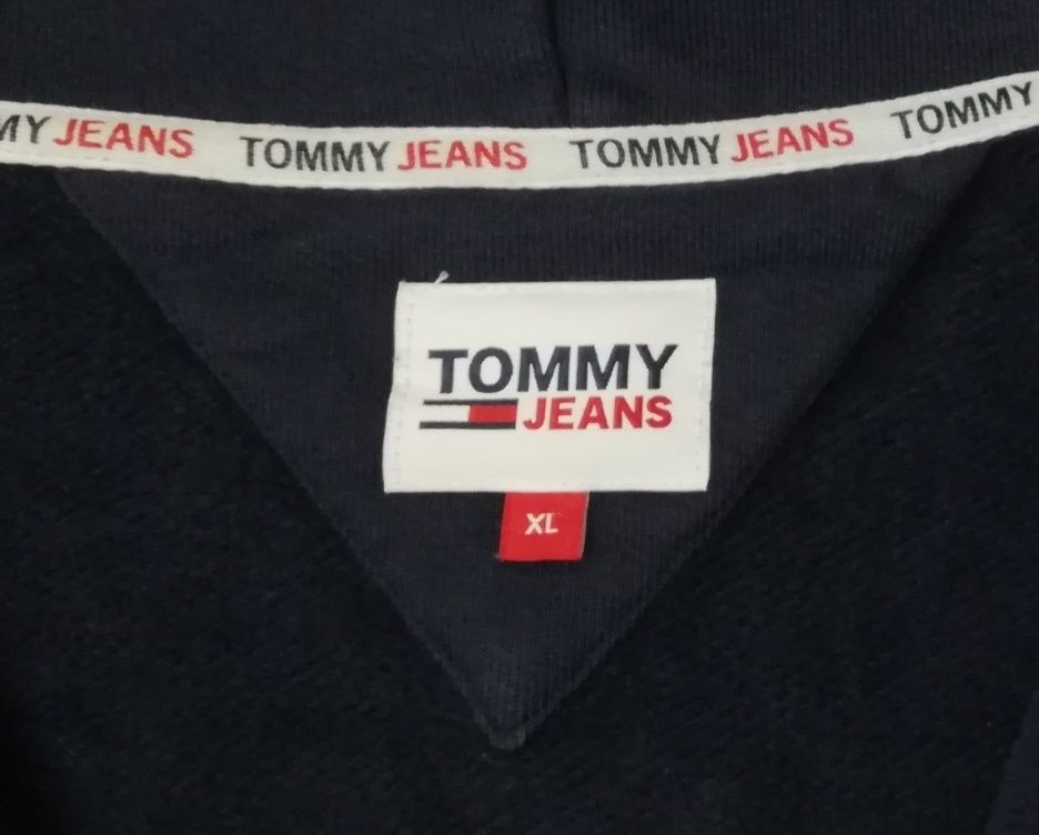 Tommy Jeans Logo Sweatshirt оригинално горнище XL памучен суичър