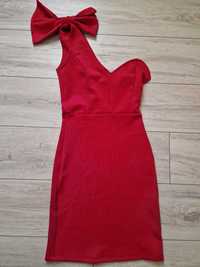 Червена рокля Laleto с етикет