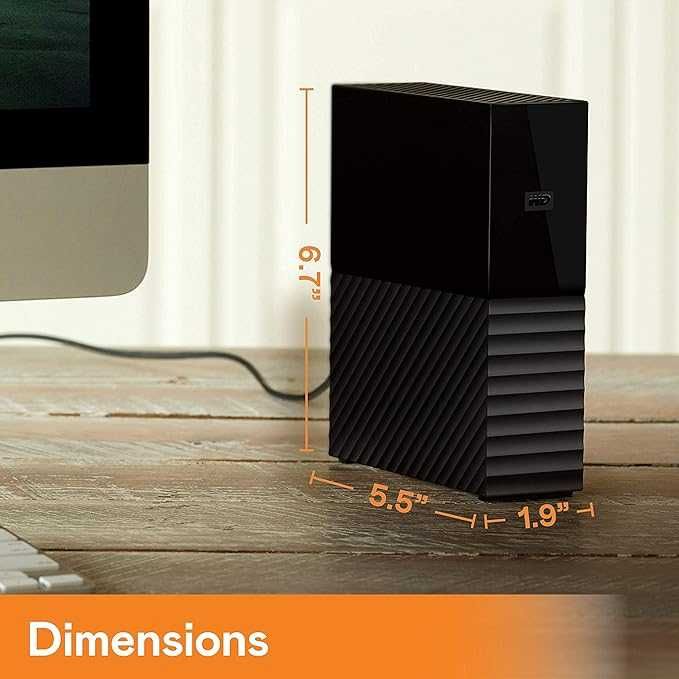 Внешний жёсткий диск, WD My Book 12TB Desktop External Hard Drive