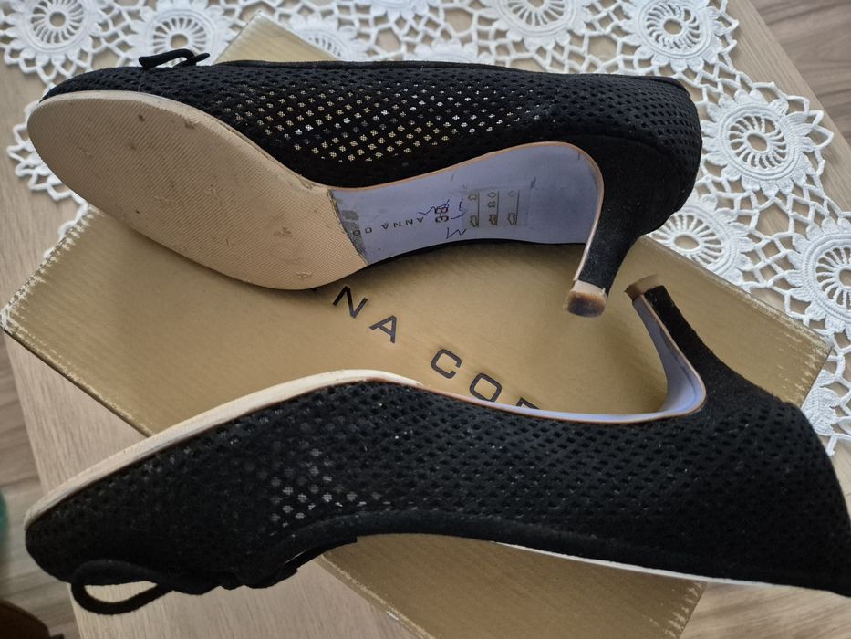 Pantofi piele întoarsă Anna Cori